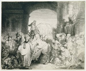 Rembrandt - The Triumph of Mordecai