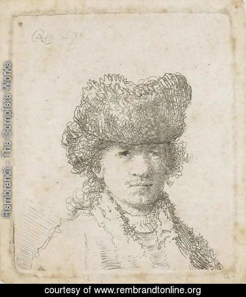Self Portrait In A Fur Cap