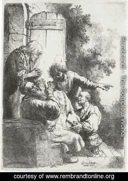 Rembrandt - Joseph Coat Brought To Jacob