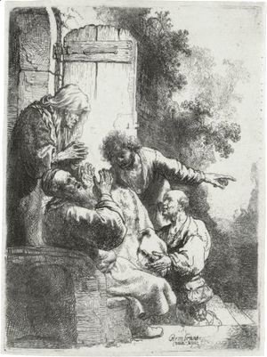 Rembrandt - Joseph Coat Brought To Jacob