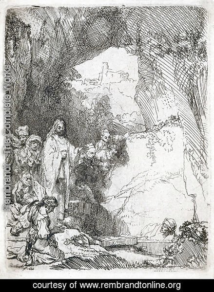 Rembrandt - The raising of Lazarus