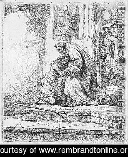 Rembrandt - The return of the prodigal son 2