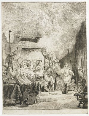 Rembrandt - The death of the virgin 3