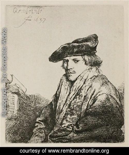 Rembrandt - Young man in a velvet cap