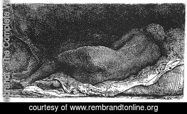 Rembrandt - Female nude