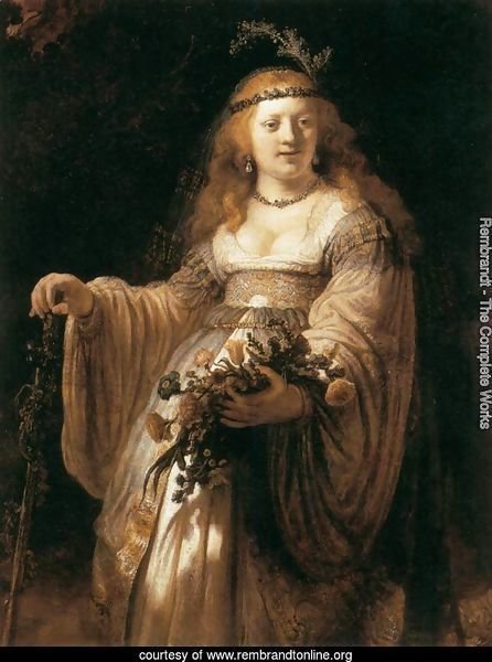 Saskia van Uylenburgh in Arcadian Costume