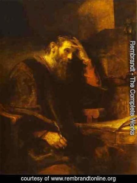 Rembrandt - The Apostle Paul