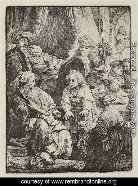 Rembrandt - Joseph Telling His Dreams 2