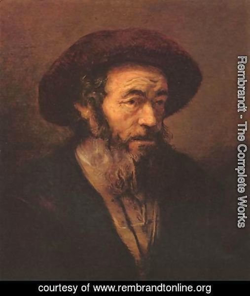 Rembrandt - Man with a beard