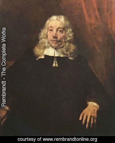 Rembrandt - Portrait of a blond man