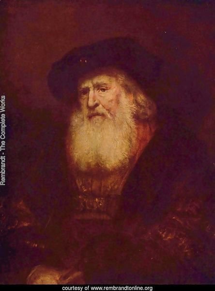 Portrait of a bearded old man