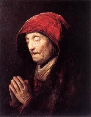 Rembrandt - Old Woman Praying