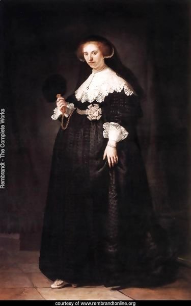Portrait of Oopjen Coppit, Wife of Marten Soolmans