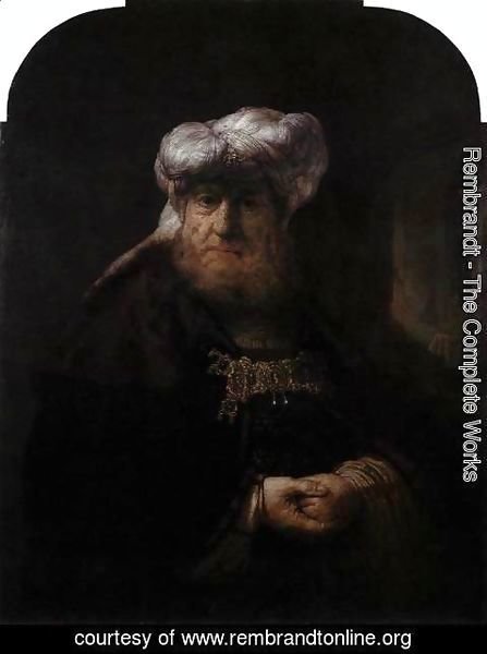 Rembrandt - Man in Oriental Costume