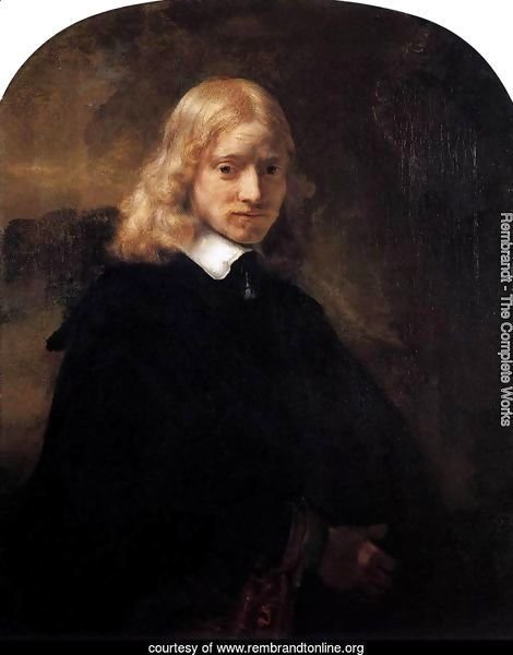 Portrait of a Blonde Youth