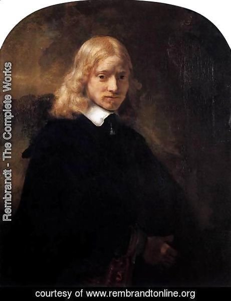 Rembrandt - Portrait of a Blonde Youth