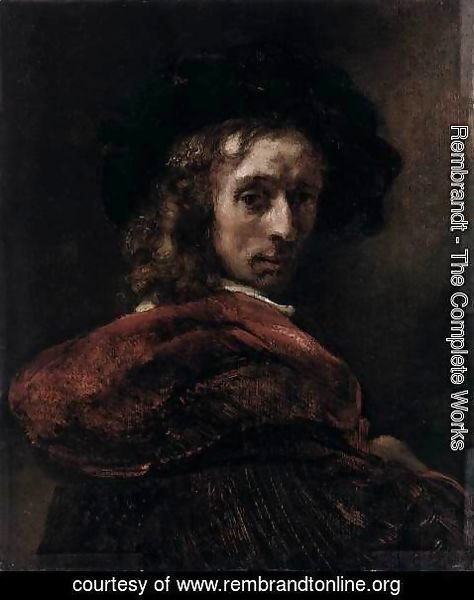 Rembrandt - Man in a Red Cloak