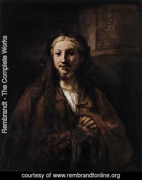 Rembrandt - Christ with a Staff