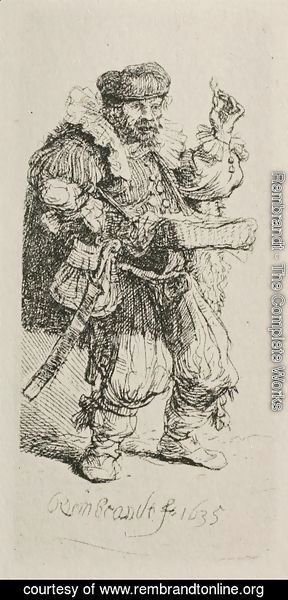 Rembrandt - The Mountebank