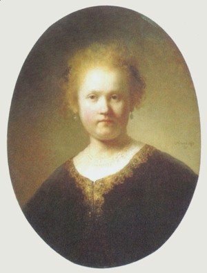 Rembrandt - Bust of a Young Woman