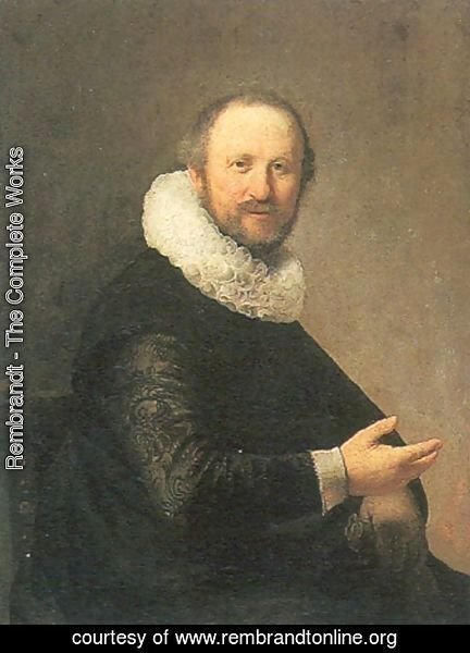 Rembrandt - Portrait of a Seated Man