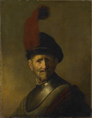 Rembrandt - An Old Man in Military Costume (formerly called Portrait of Rembrandt's Father)