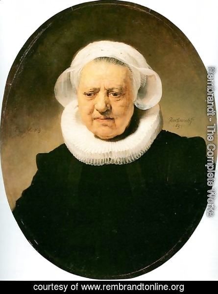 Rembrandt - Portrait of Aechje Claesdar