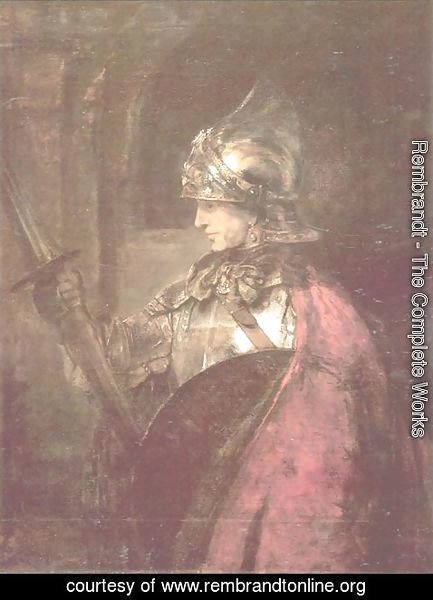 Rembrandt - A Man in Armour