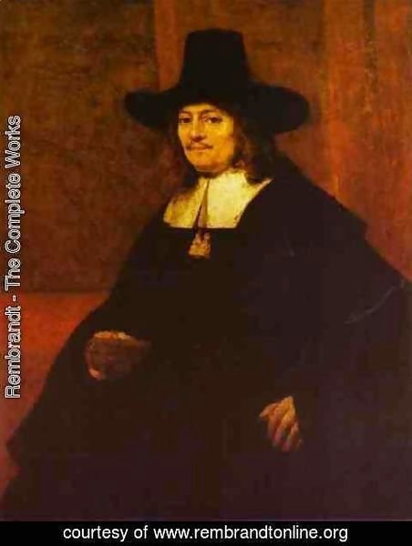 Rembrandt - Portrait of a Man in a Tall Hat