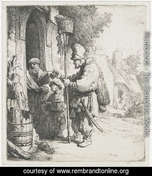 Rembrandt - The rat poison peddler (The rat catcher)