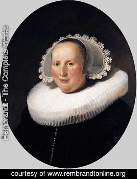 Rembrandt - Portrait of Maertgen van Bilderbeecq