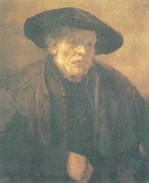 Rembrandt - Old man with a Beret