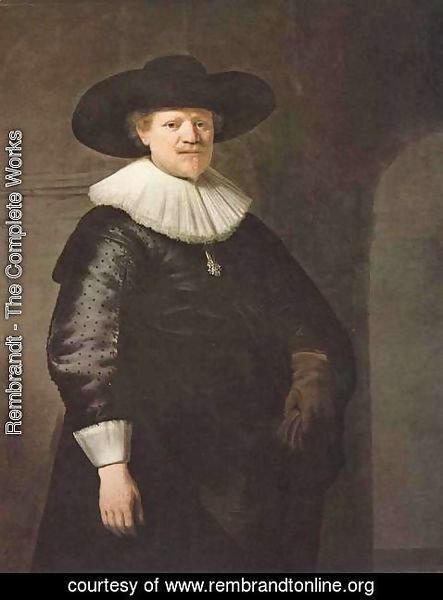 Rembrandt - Portrait of a Man (possibly the poet Jan Harmensz Krul)