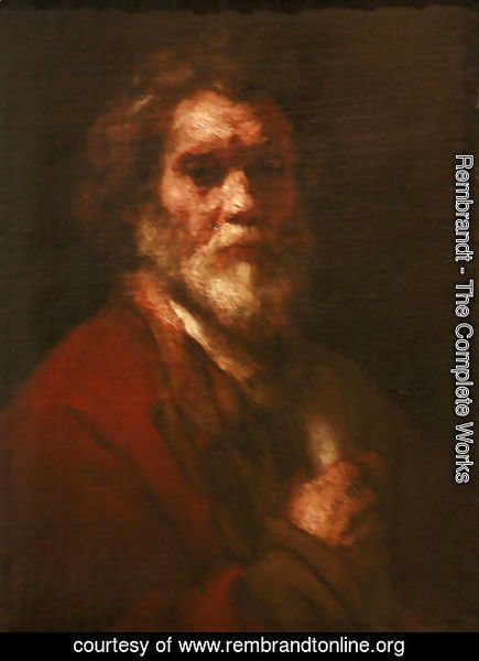 Rembrandt - Portrait of a man, workshop of Rembrandt
