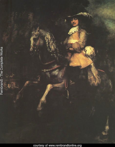 Frederick Rihel on Horseback