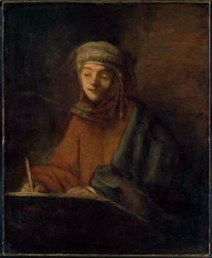 Rembrandt - Evangelist Writing