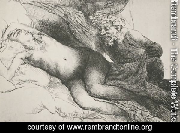 Rembrandt - Antiope and Jupiter