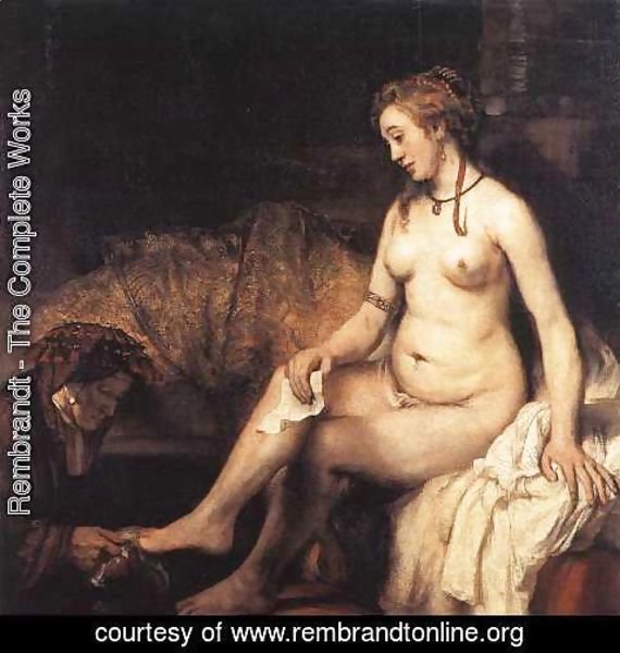 Rembrandt - Bathsheba at Her Bath 1654
