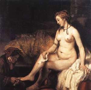Rembrandt - Bathsheba at Her Bath 1654