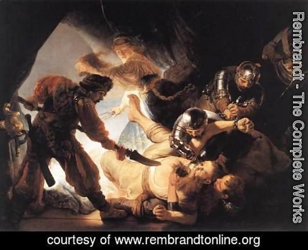 Rembrandt - The Blinding of Samson 1636
