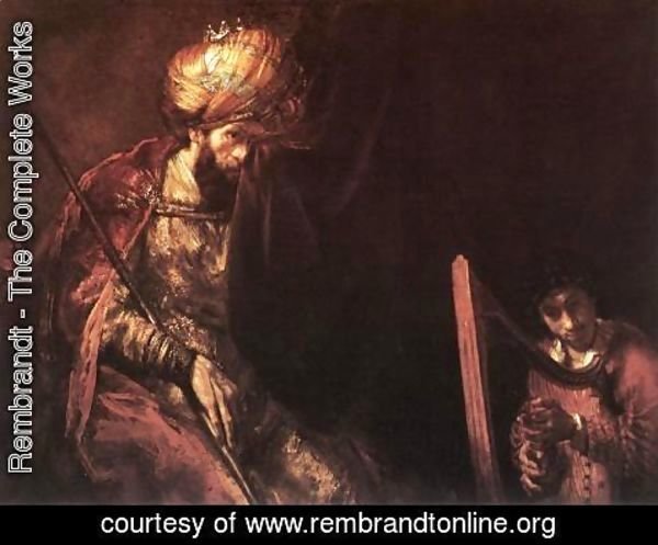 Rembrandt - Saul and David 1655-60