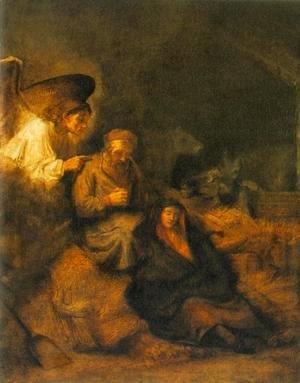 Rembrandt - The Dream of St Joseph 1650-55
