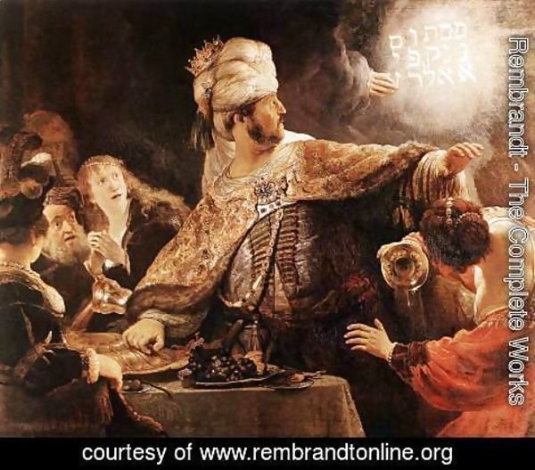 Rembrandt - Belshazzar's Feast 1635