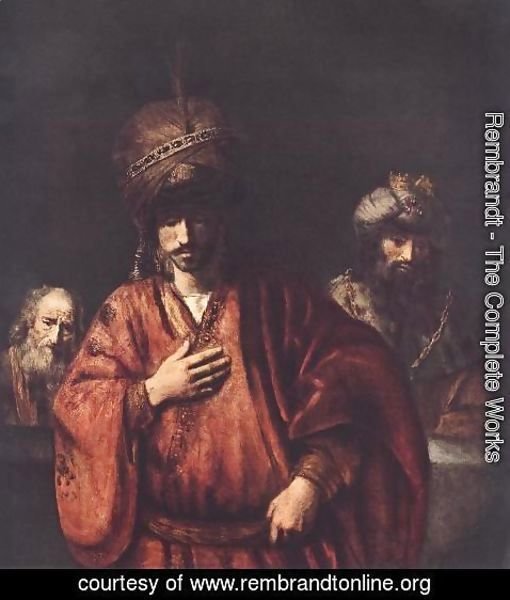 Rembrandt - David and Uriah 1665