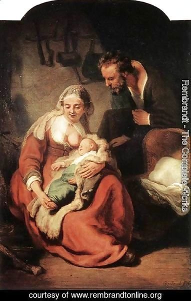 Rembrandt - The Holy Family 1630s
