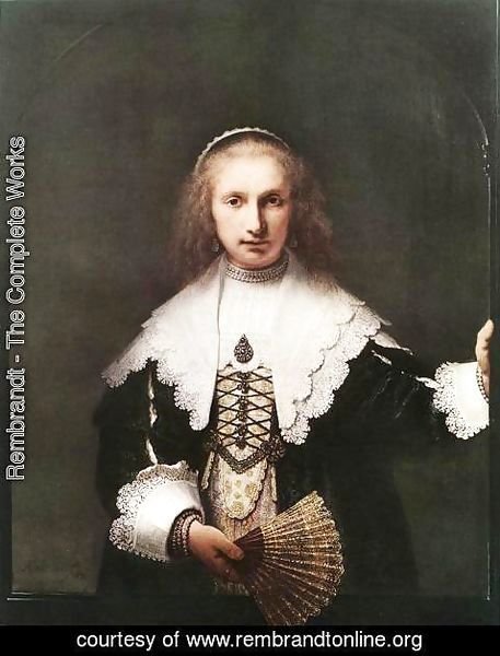 Rembrandt - Agatha Bas 1641