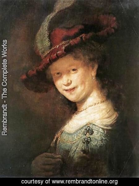 Rembrandt - Portrait of the Young Saskia 1633