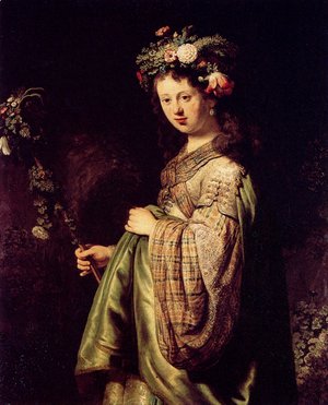Saskia as Flora 1634
