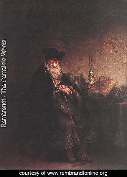Rembrandt - Old Rabbi 1642