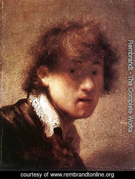 Rembrandt - Self-Portrait (2) 1629